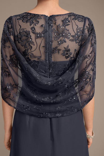 Robe Cérémonie Fluide Dentelle - gallery 7