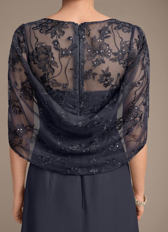 Robe Cérémonie Fluide Dentelle - gallery 7