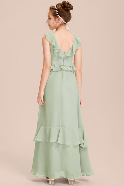 Robe Cérémonie Volants Bordeaux - gallery 2