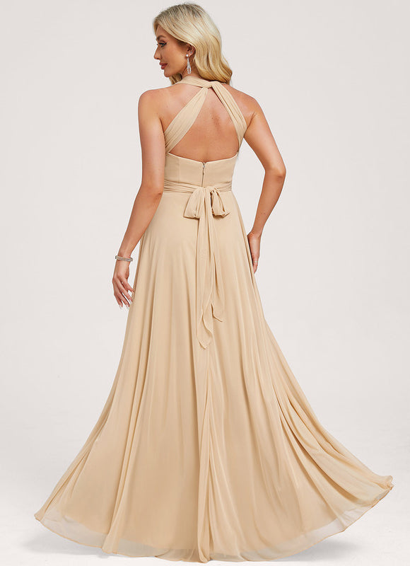 Robe Cérémonie Élégante Sable - gallery 4