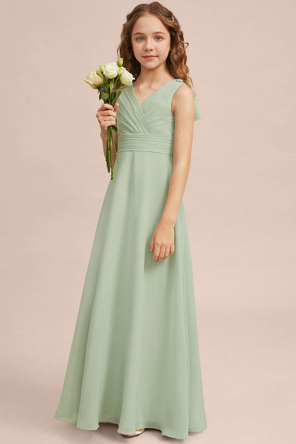 Robe Cérémonie Longue Vert Deau
