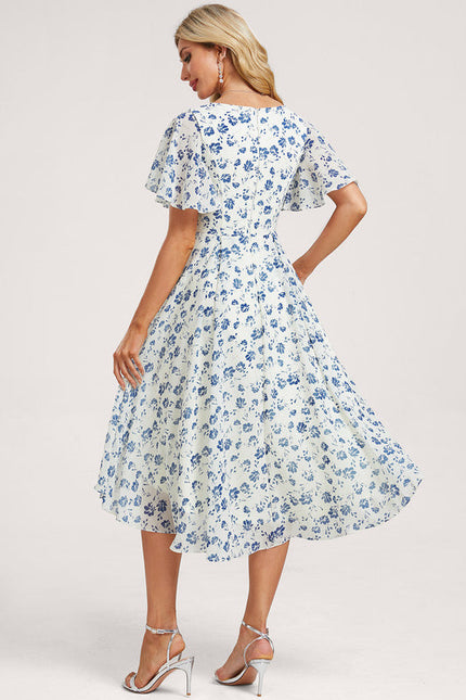 Robe Cérémonie Fluide Marine Élégante - gallery 4