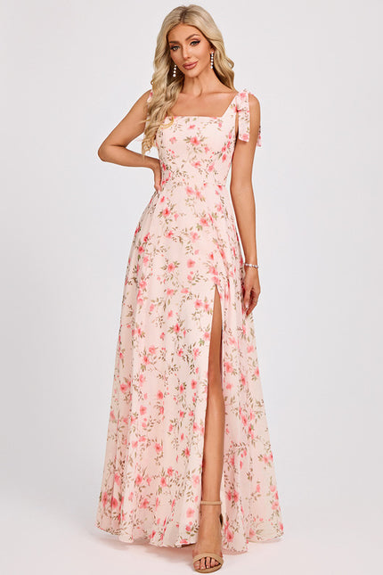 Robe Cérémonie Mousseline Verte - gallery 2