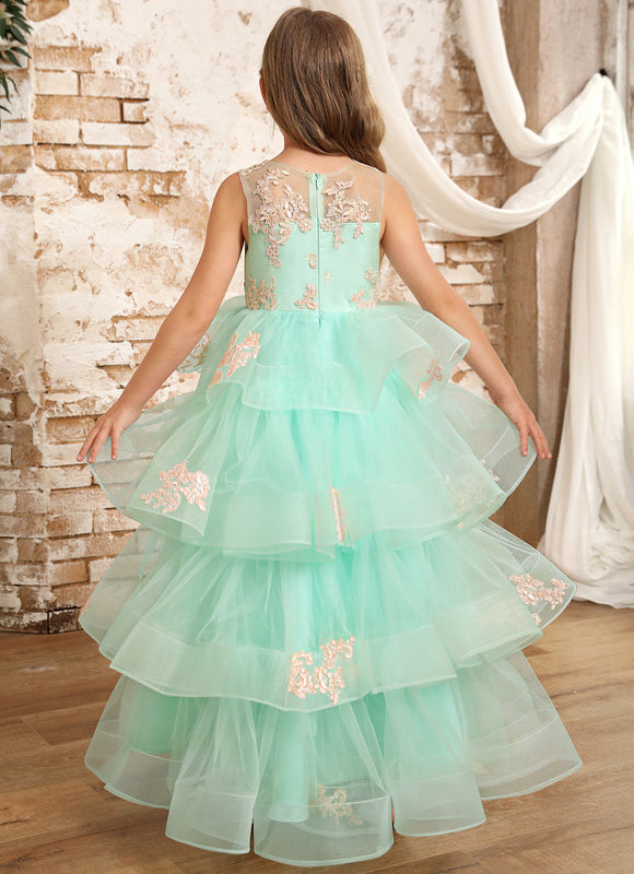 Robe Cérémonie Tulle Aquatique - gallery 3