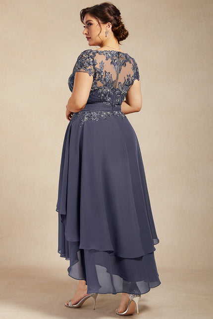 Robe Cérémonie Grise Délicate - gallery 8