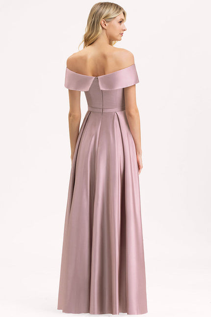 Robe Cérémonie Satin Émeraude Élégante - gallery 5