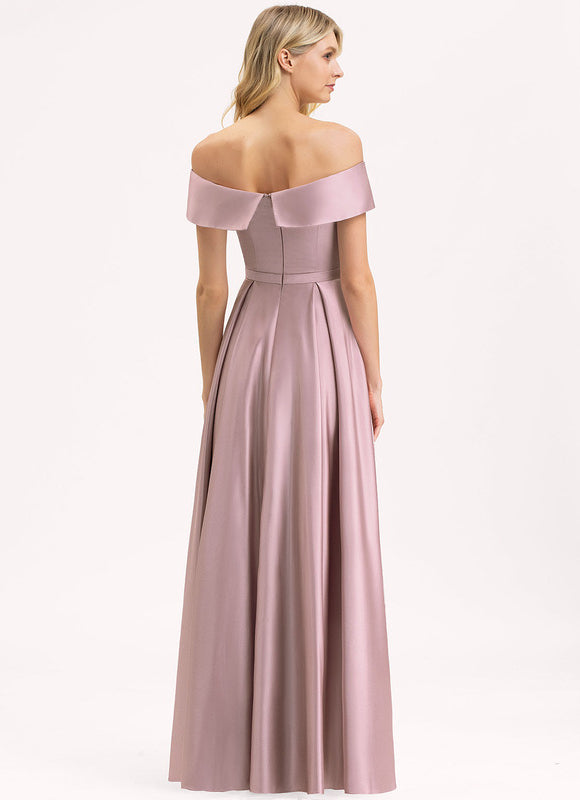 Robe Cérémonie Satin Émeraude Élégante - gallery 5