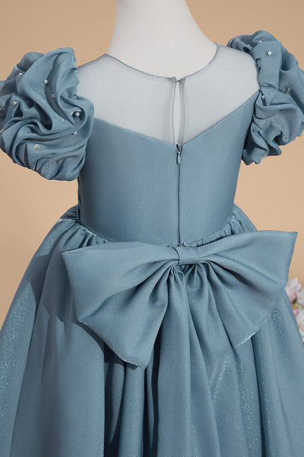 Robe Cérémonie Bleu Ciel Élégante - gallery 6