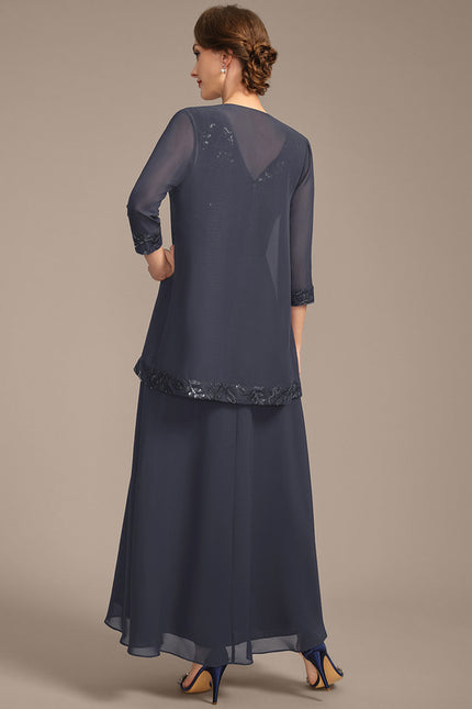 Robe Cérémonie Fluide Ornée - gallery 5