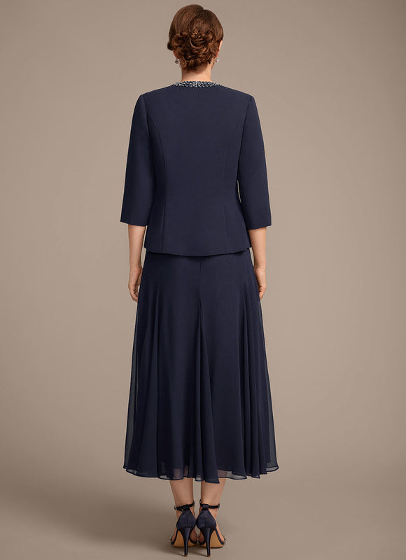 Robe Cérémonie Ensemble Chic Marine - gallery 5