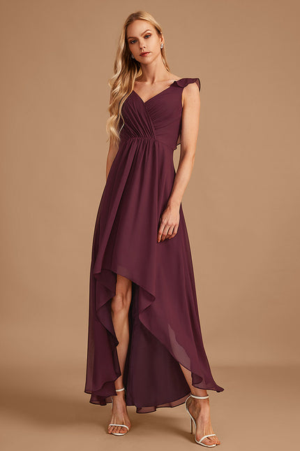 Robe Cérémonie Fluide Marine Élégante - gallery 2
