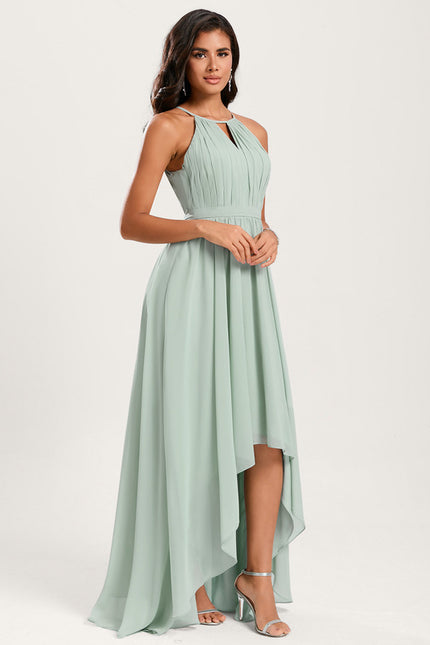 Robe Cérémonie Mousseline Asymétrique - gallery 1