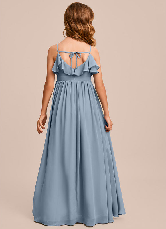 Robe Cérémonie Longue Vert Deau - gallery 5