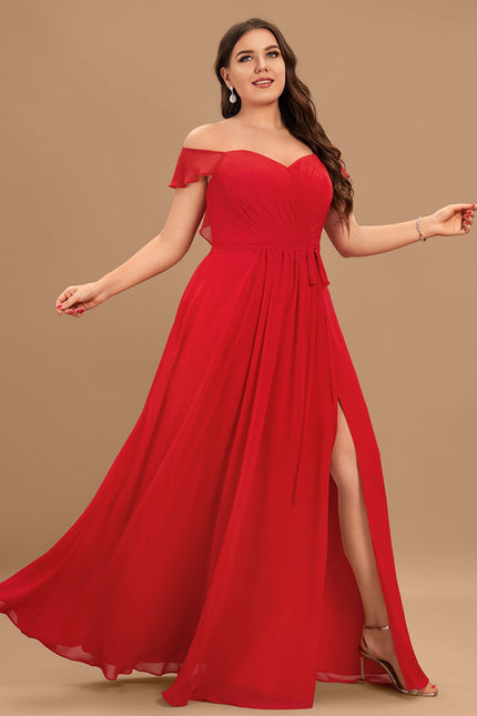 Robe Cérémonie Élégante À Décolleté - gallery 5