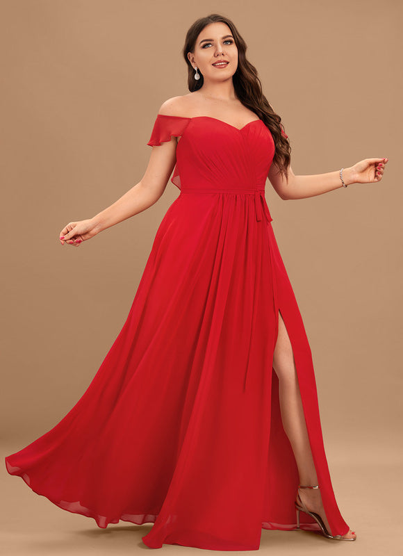 Robe Cérémonie Élégante À Décolleté - gallery 5