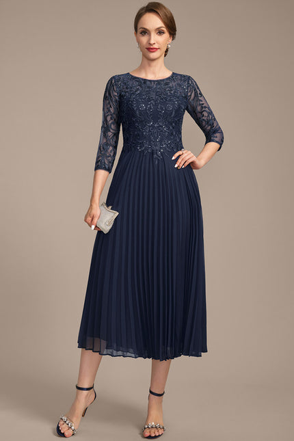 Robe Cérémonie Nuit Plissée Élégante - gallery 3