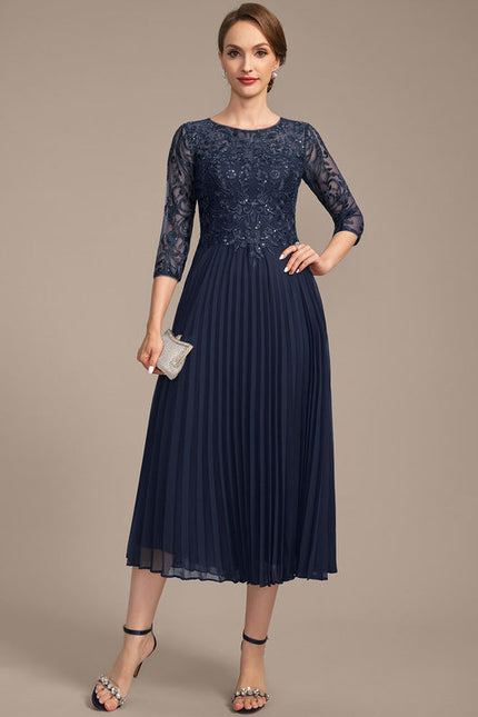 Robe Cérémonie Nuit Plissée Élégante - gallery 3