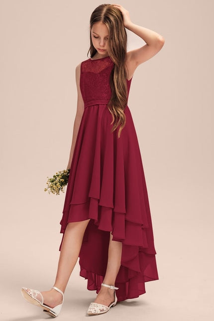 Robe Cérémonie Rouge Éclatant - gallery 1