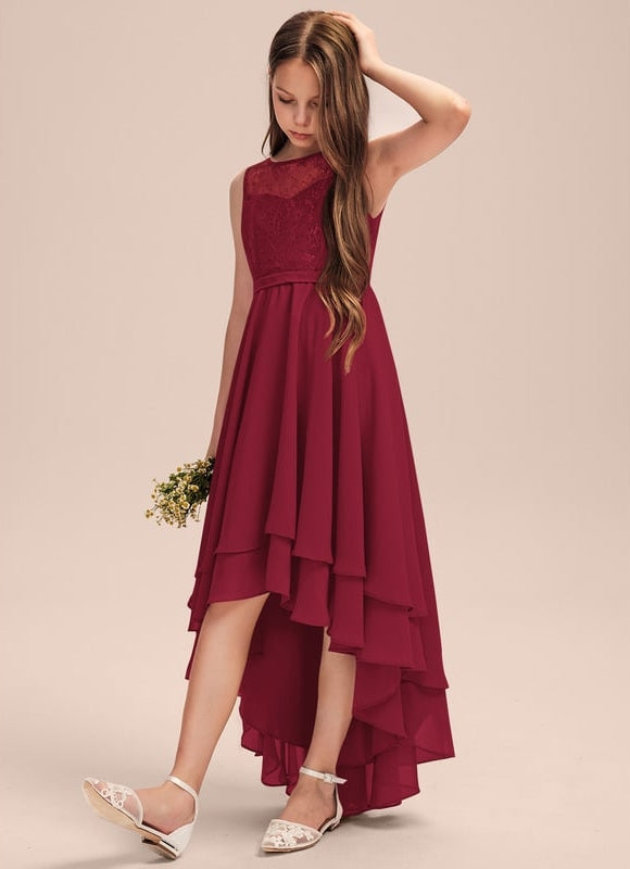 Robe Cérémonie Rouge Éclatant - gallery 1