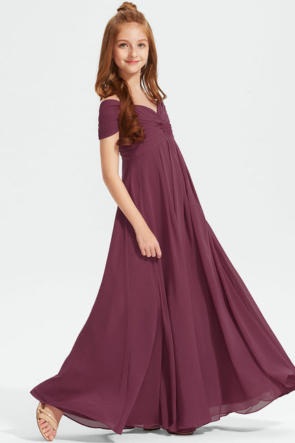 Robe Ceremonie Grande Taille Bordeaux - gallery 1