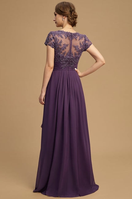 Robe Cérémonie Aérienne Violet - gallery 2