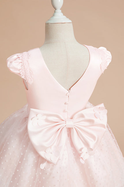 Robe Cérémonie Volants Pêche - gallery 4