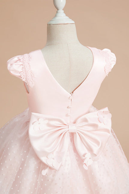 Robe Cérémonie Volants Pêche - gallery 4
