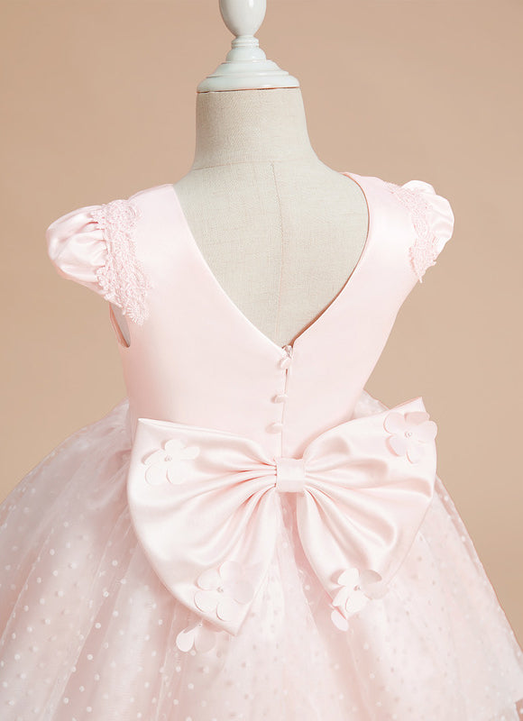 Robe Cérémonie Volants Pêche - gallery 4