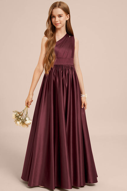 Robe Cérémonie Asymétrique Vert Tendre - gallery 2