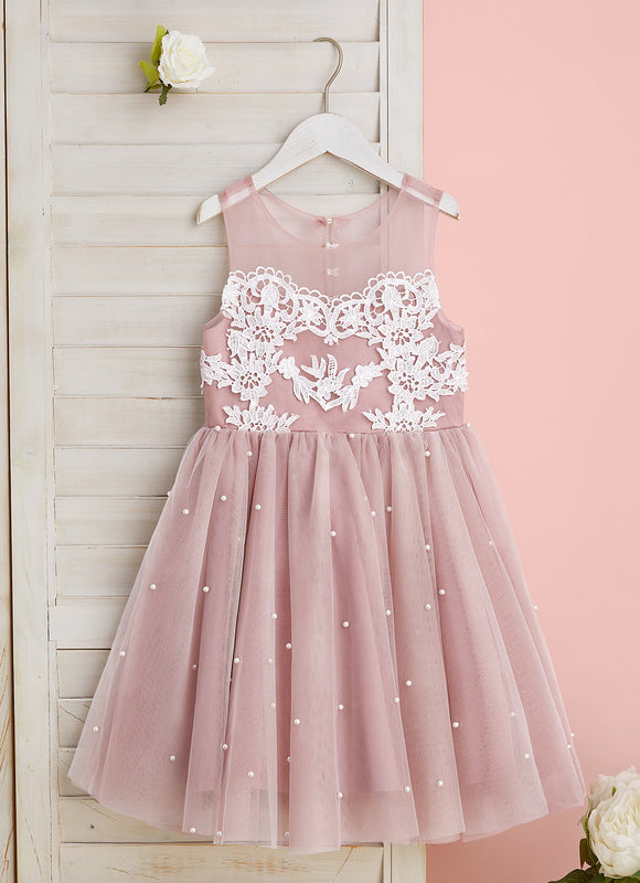 Robe Cérémonie Tulle Poudré - gallery 2