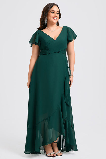 Robe Cérémonie Fluide Marine Élégante - gallery 8