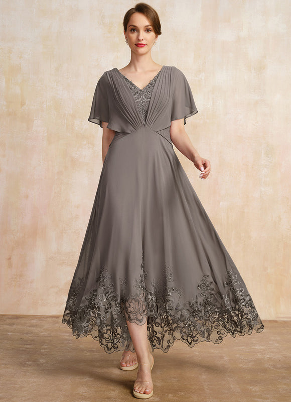 Robe Cérémonie Vaporeuse Dentelle - gallery 4