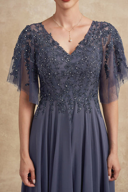 Robe Cérémonie Vaporeuse Étoilée - gallery 1