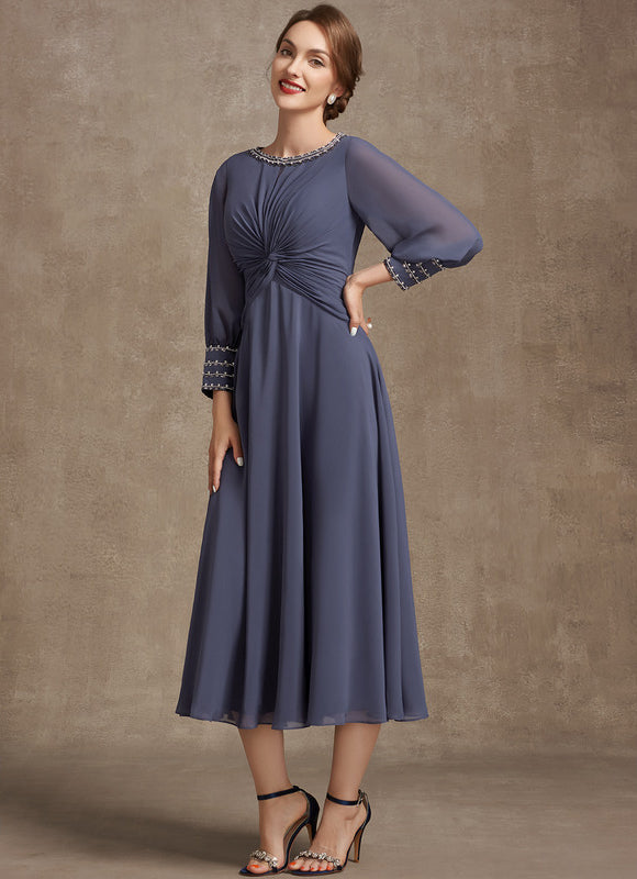 Robe Cérémonie Mousseline Nuit - gallery 4