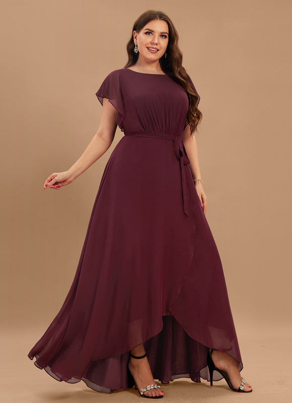 Robe Cérémonie Col Rond Volantée - gallery 6