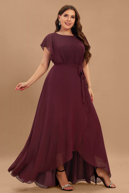 Robe Cérémonie Col Rond Volantée - gallery 6