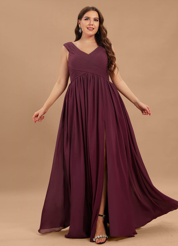 Robe Cérémonie Élégante À Décolleté - gallery 7