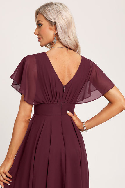 Robe Cérémonie Col Rond Volantée - gallery 6