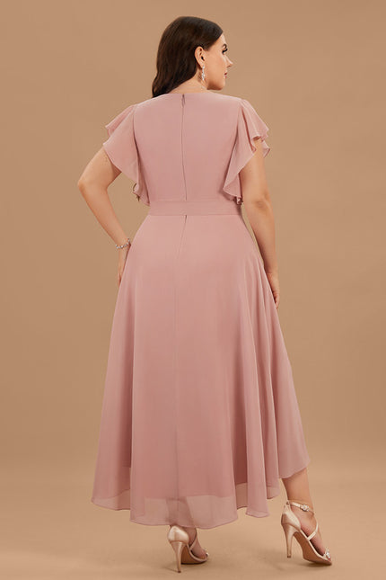 Robe Cérémonie Fluide Marine Élégante - gallery 8