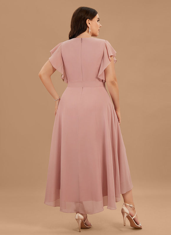 Robe Cérémonie Fluide Marine Élégante - gallery 8