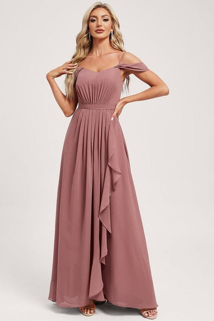 Robe Cérémonie Mousseline Rose - gallery 2