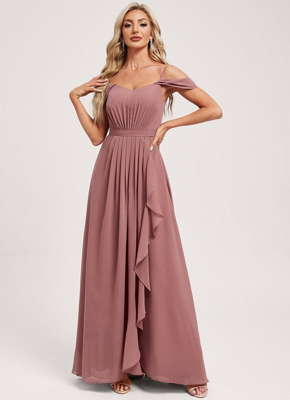 Robe Cérémonie Mousseline Rose - gallery 2