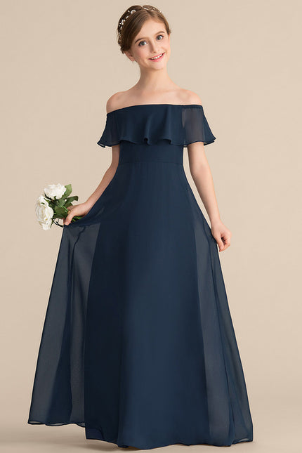 Robe Cérémonie Chiffon Nuit