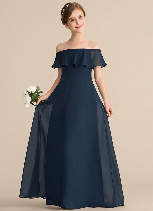 Robe Cérémonie Chiffon Nuit