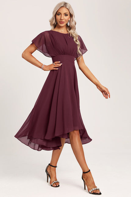 Robe Cérémonie Col Rond Volantée - gallery 5