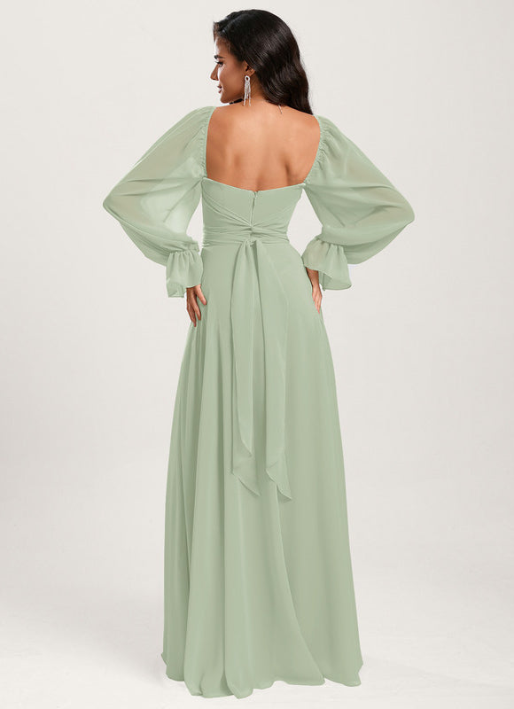 Robe Cérémonie Fluide Verte - gallery 5