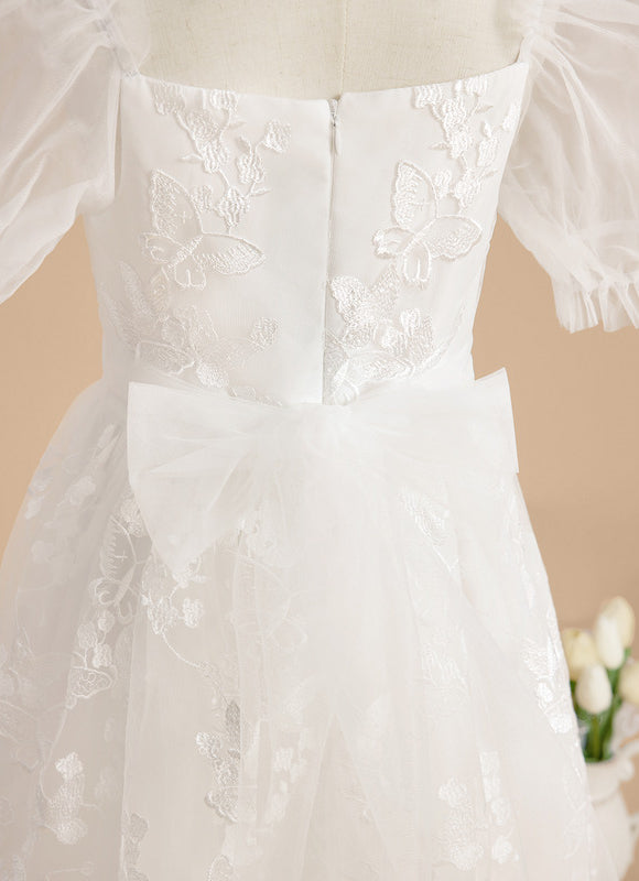 Robe Ceremonie Fille Broderie Anglaise - gallery 9