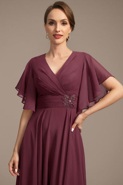 Robe Cérémonie Vaporeuse Bicolore Élégante - gallery 1