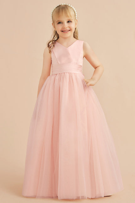 Robe Cérémonie Enfant Rose Douce - gallery 6