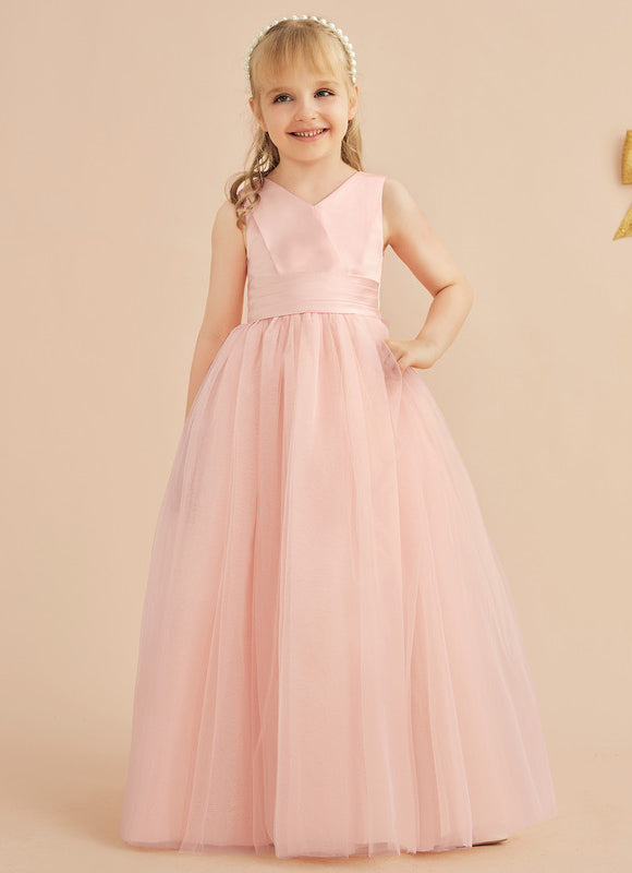 Robe Cérémonie Enfant Rose Douce - gallery 6